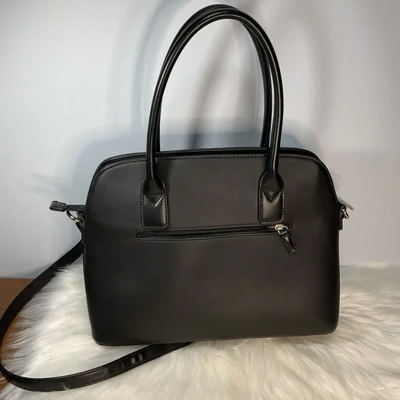 David Jones Vegan Leather Satchel Bag. - Picture 2 of 16